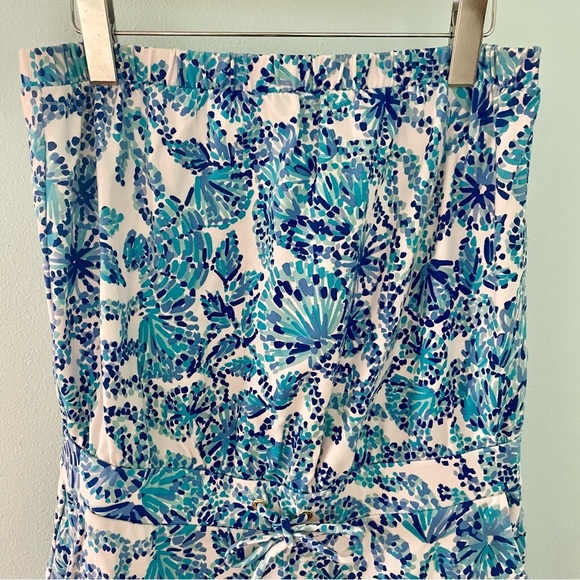 LILLY PULITZER Jace Romper blue size large - Picture 4 of 16